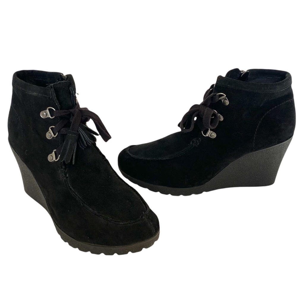 MIA | Black Brisk Wedge Boots